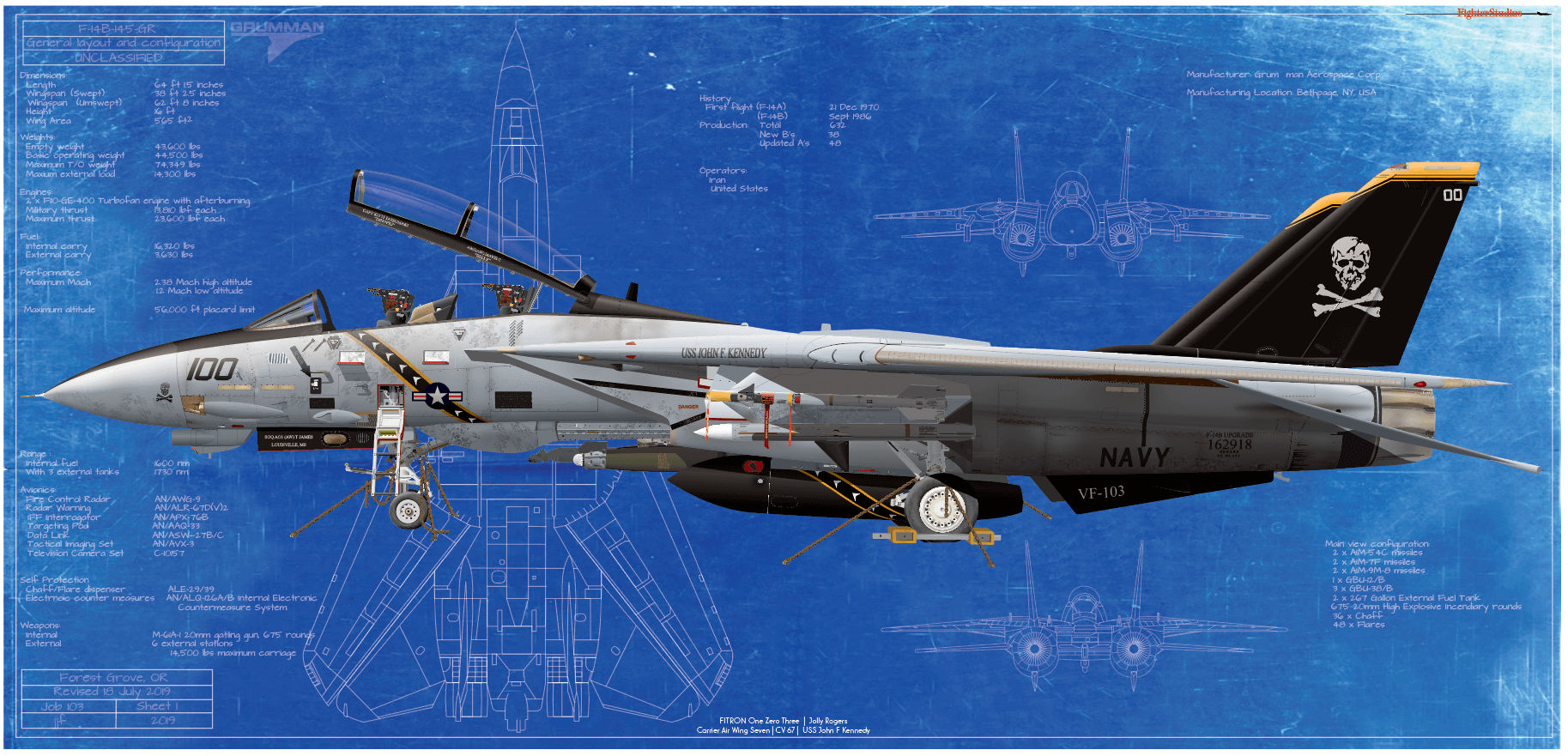 ホビーマスターGrumman F-14 TOMCAT“Jolly Rogers” Highly detailed Hobby Master warbird F-14A Tomcat VF-84